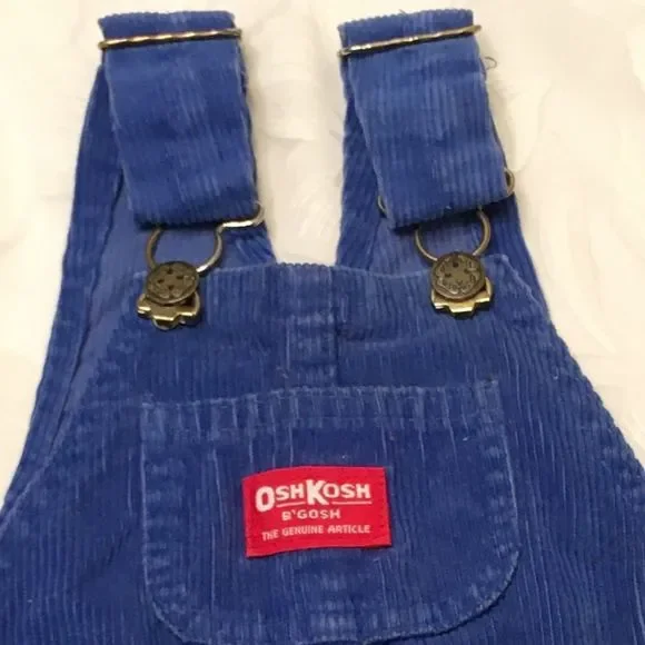 Vintage 80’s OshKosh B’Gosh Corduroy Overalls